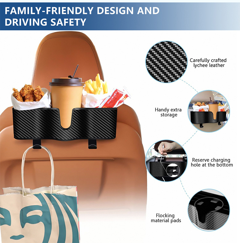 Car seat backrest storage box rear storage box interior supplies complete pendant cup holder car storage box