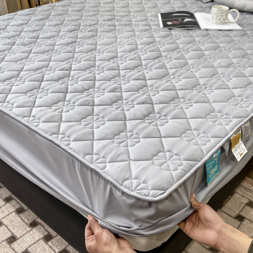 Three-proof fitted sheet protective pad mattress dustproof protective cover protective cover anti-dirty fitted sheet hotel bedding