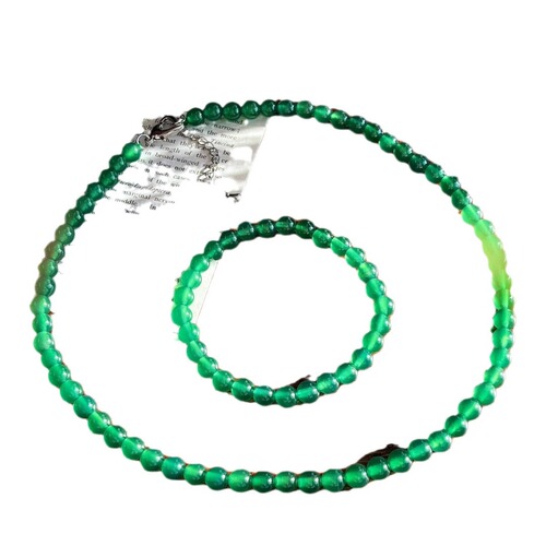 Set of 6mm Exquisite Natural Green Aventurine Glass Beads, Each Transparent Like Little Green Lights
