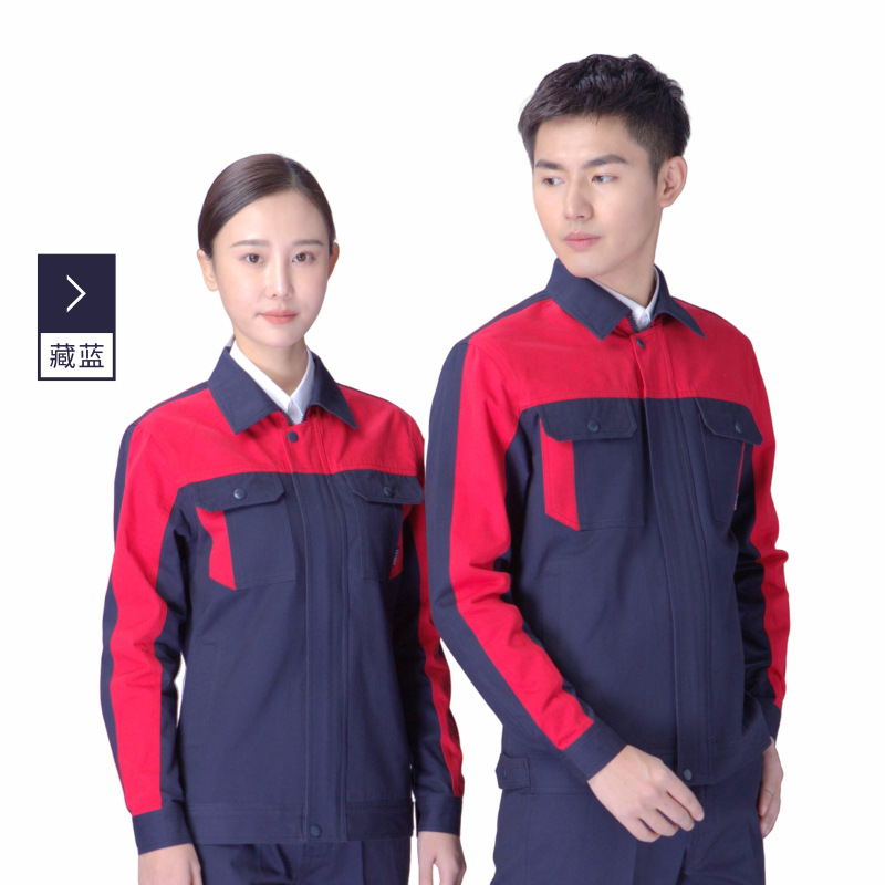 Ropa de trabajo con bloques de color, hecha a medida, de algodón puro, gasa gruesa, para soldadura, fábrica, taller, mecánico, ropa de protección laboral dividida.