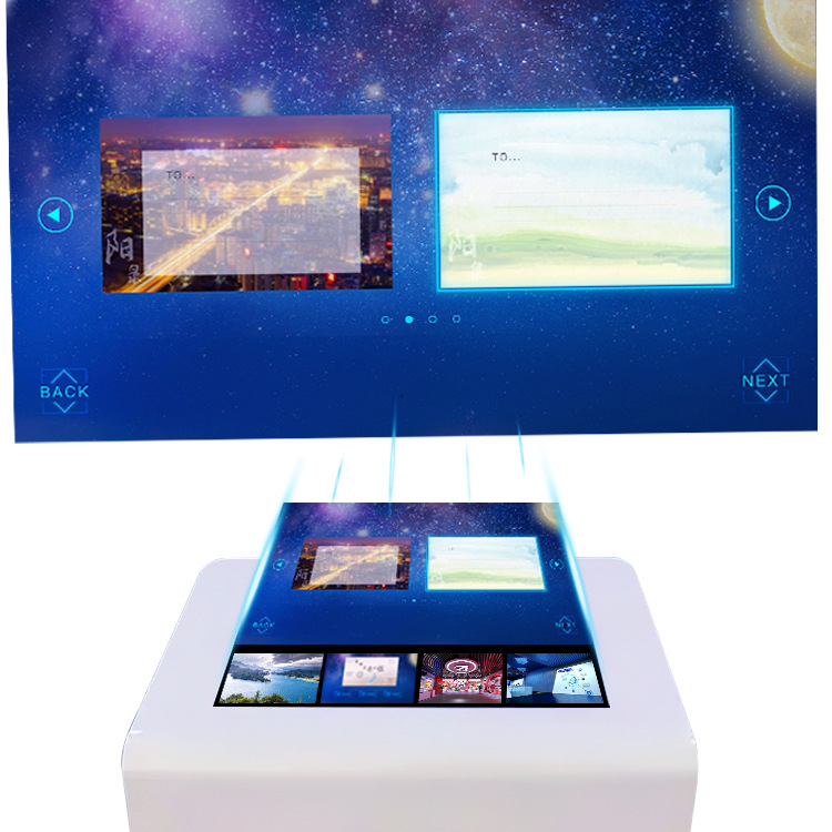 Software liquid crystal crystal Podium Multi-Media Podium Integrated machine The exhibition hall Big screen interaction