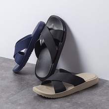 夏季时尚阿拉伯凉拖鞋男款跨境大码外穿软底舒适休闲越南一字拖男