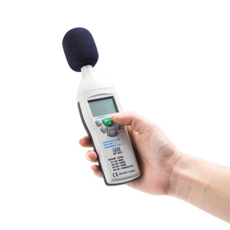 华盛昌(CEM)DT-815噪音计 高精度专业分贝计 声音测量仪 噪声仪
