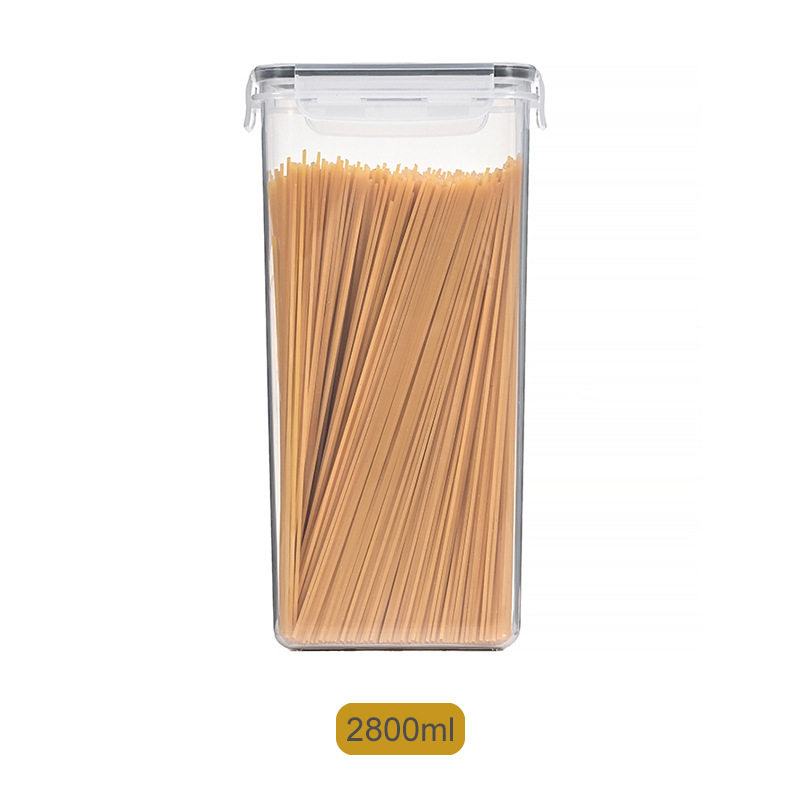 Fabricante suministro directo de 15 piezas de granos de granos tanque de almacenamiento caja de plástico cocina pp grado de almacenamiento sellado caja de almacenamiento a prueba de humedad