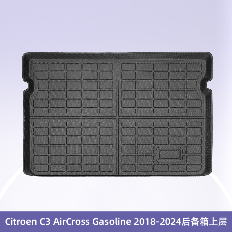 Europa para CITROEN C3 AirCross Combustible 18 - 24 3D TPE Cojín de pie para automóviles
