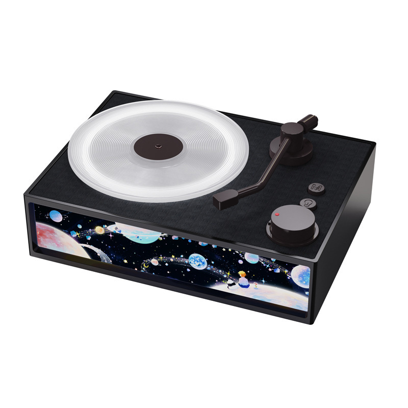 X19アロマブラックゴムbluetoothスピーカー寝室リビング雰囲気高音質レコードオフィスレトロbluetoothオーディオ|undefined