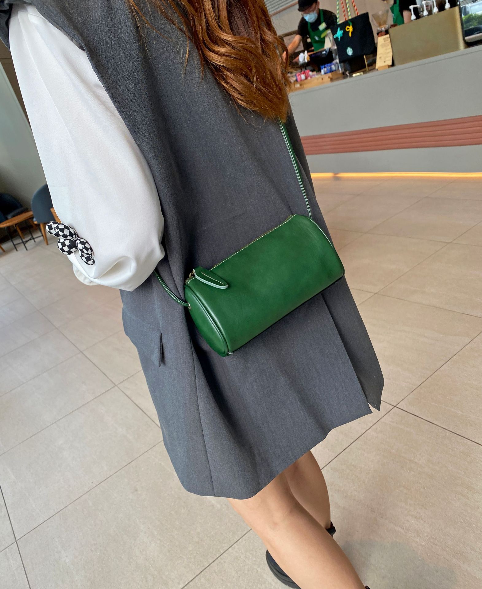 Modna i uniwersalna damska torebka typu crossbody, wykonana z garbowanej roślinnie skóry bydlęcej, nowa, modna, letnia, swobodna, na ramię, z wierzchnią warstwą_voghion.com