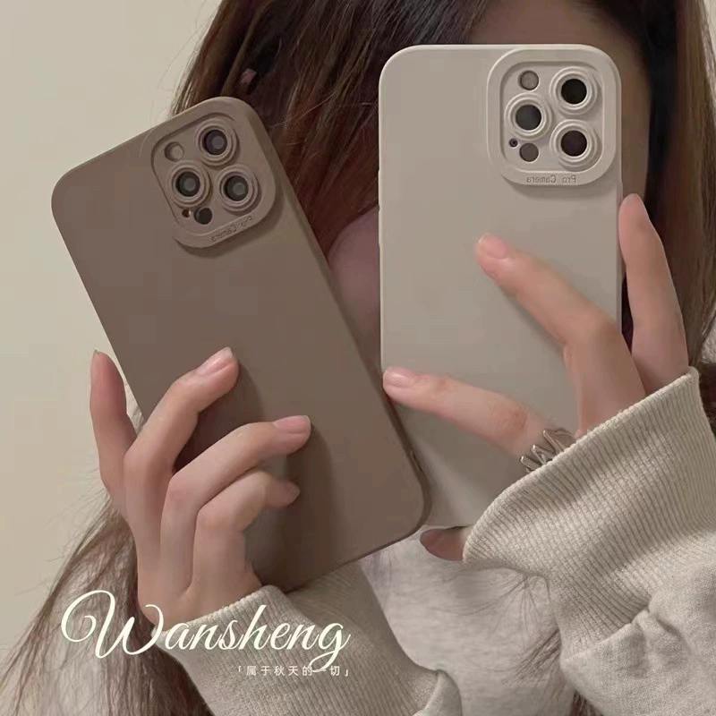 Apple матовый чехол «молочный чай», совместим с iPhone, японско-корейский стиль, iPhone 12 Pro Max