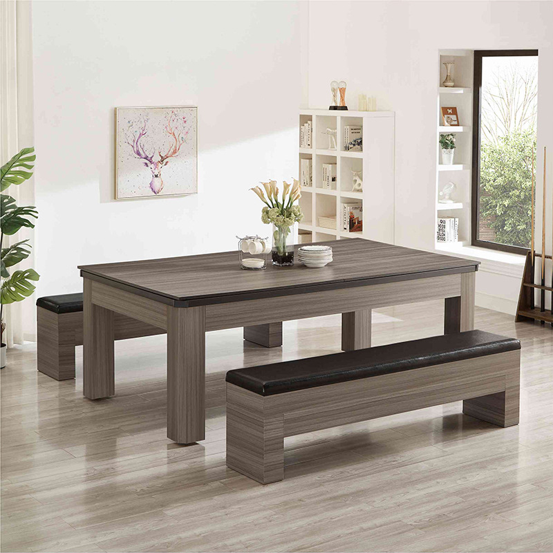 Mesa de comedor mesa de billar multifuncional 4 en 1 mesa de entretenimiento mesa de tenis de mesa 3 en 1 mesa de ejercicio para adultos