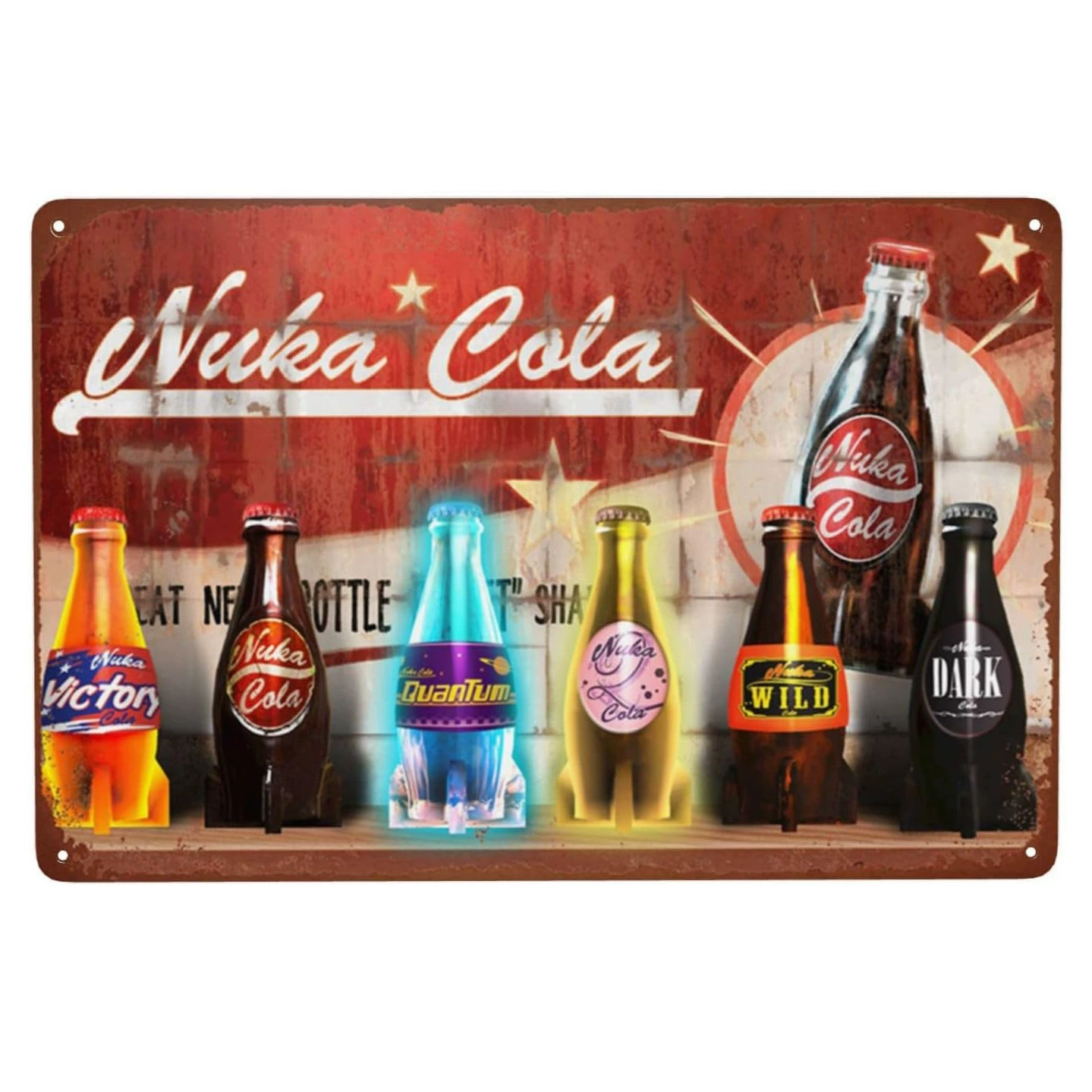 Retro NUKA-CoLA ядерная Coca-Cola Tiechi классическая обстановка Fallout ностальгический постер