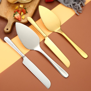 Cross-border Stainless Steel Cake Knife Shovel Baking Bread Toast Knife Kitchen Pizza Knife Cheese Knife Dessert Cake Shovel