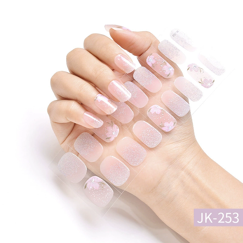 Набор для ногтей XT Gel с наклейками, искусственные ногти и лак для ногтей