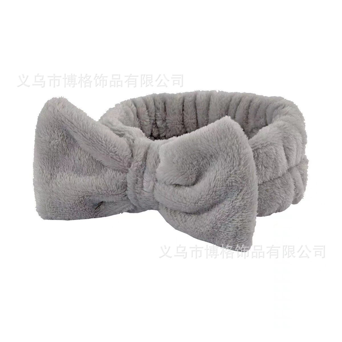 Diadema con lazo de lunares con estampado de leopardo europeo y americano, pañuelo facial SPA, diadema elástica transfronteriza, diadema de borde ancho a rayas