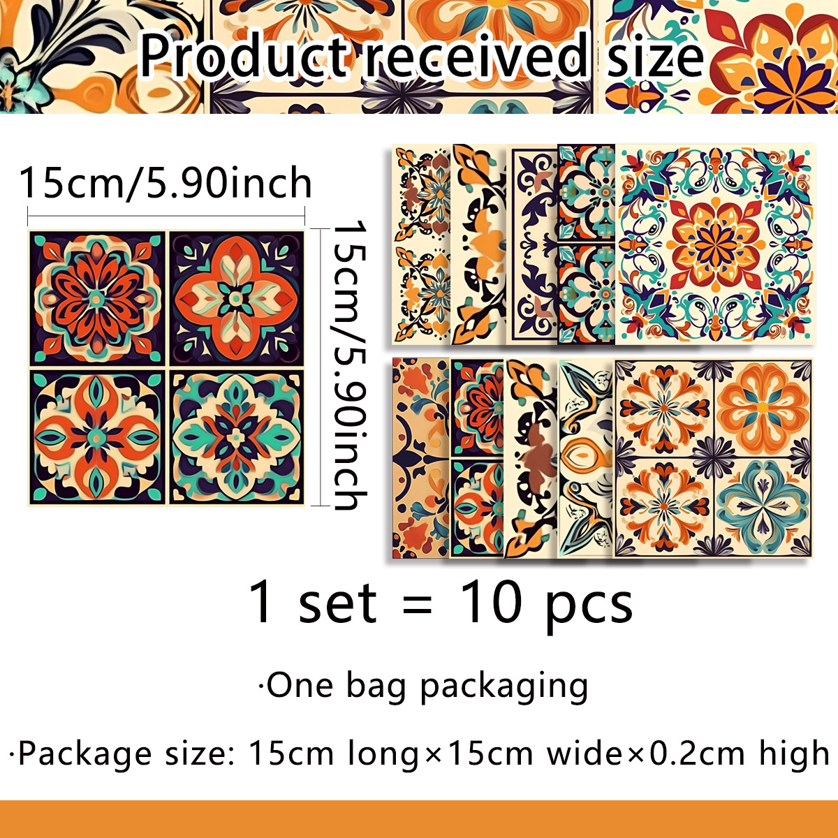 ACZ11001（15*15cm*10pcs）