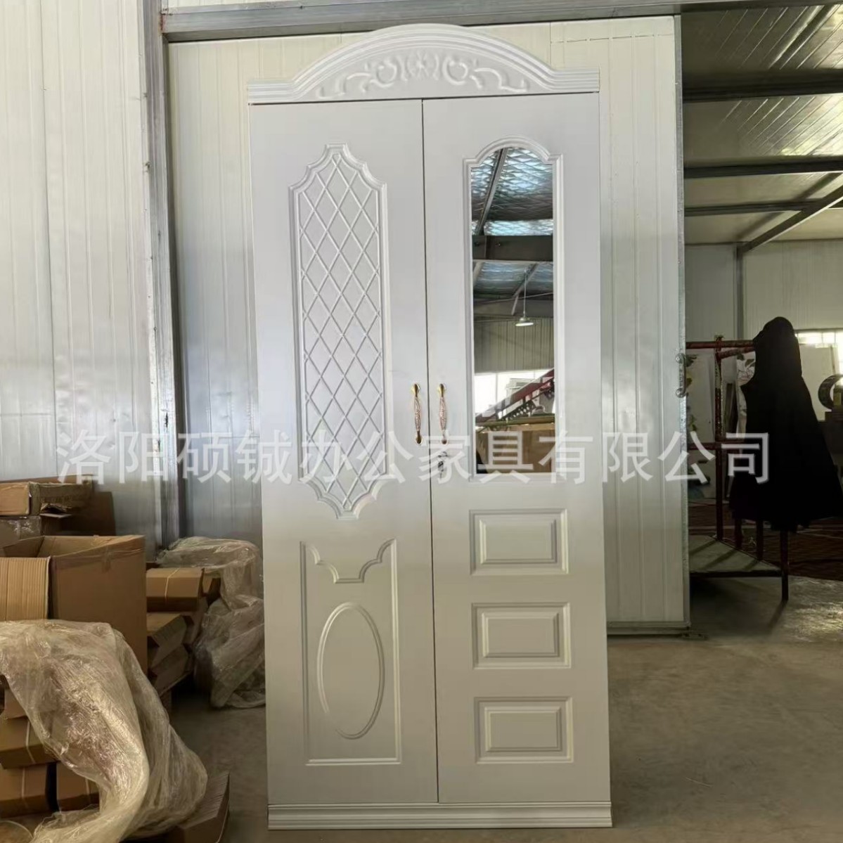 Armario de acero prensado para comercio exterior, armario de acero grabado, armario de hierro, armario para guardar ropa de cama, armario de almacenamiento con diseños impresos, más adecuado para uso doméstico. image 7