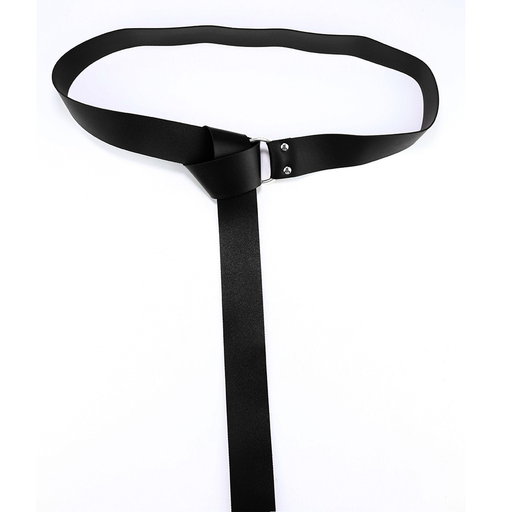 검정 가죽 벨트 - 190cm 허리띠