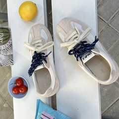 SML5cmインナー高さバージョンの女性用ドイツ訓練靴、スクエアトゥ、カラーブロックメッシュ、通気性のあるカジュアルスポーツドイツ訓練靴、女性用フォレスト・ガンプ靴