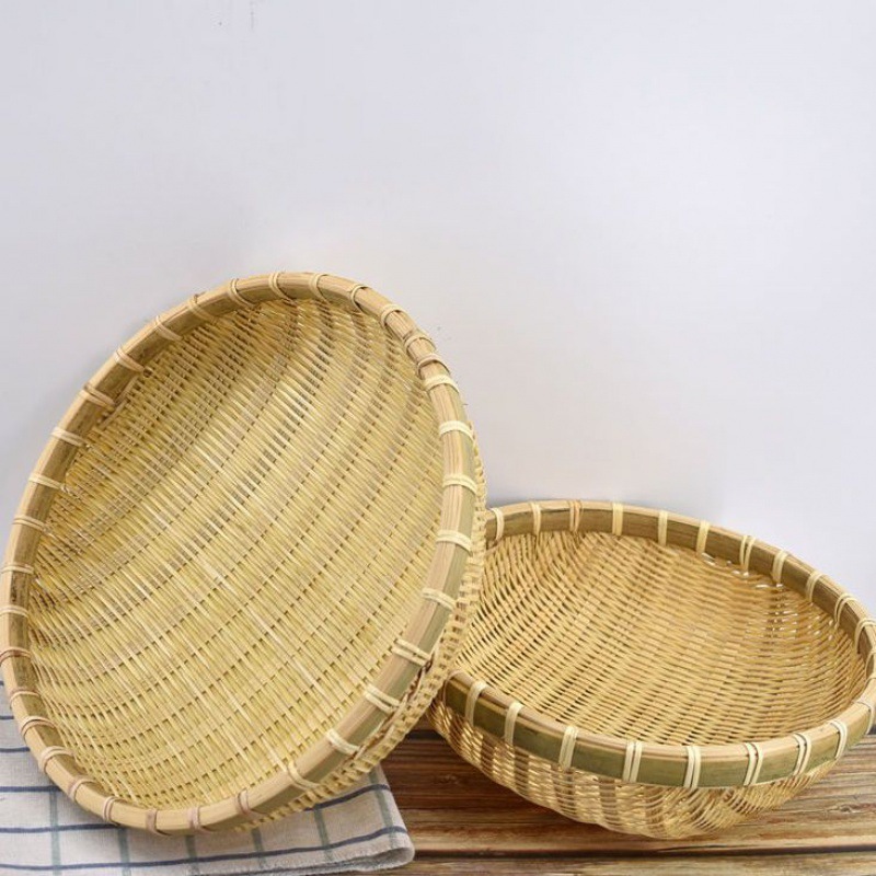 竹製品、竹ちりとり、まんじゅう保存かご、小かご、フルーツかご、竹かご、野菜洗い、米の水切り、水切り|undefined