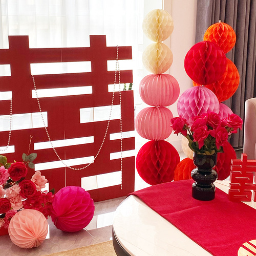 Three-dimensional big happy character KT board floor-standing ornaments wedding engagement layout set wedding scene living room decoration 囍 character sticker