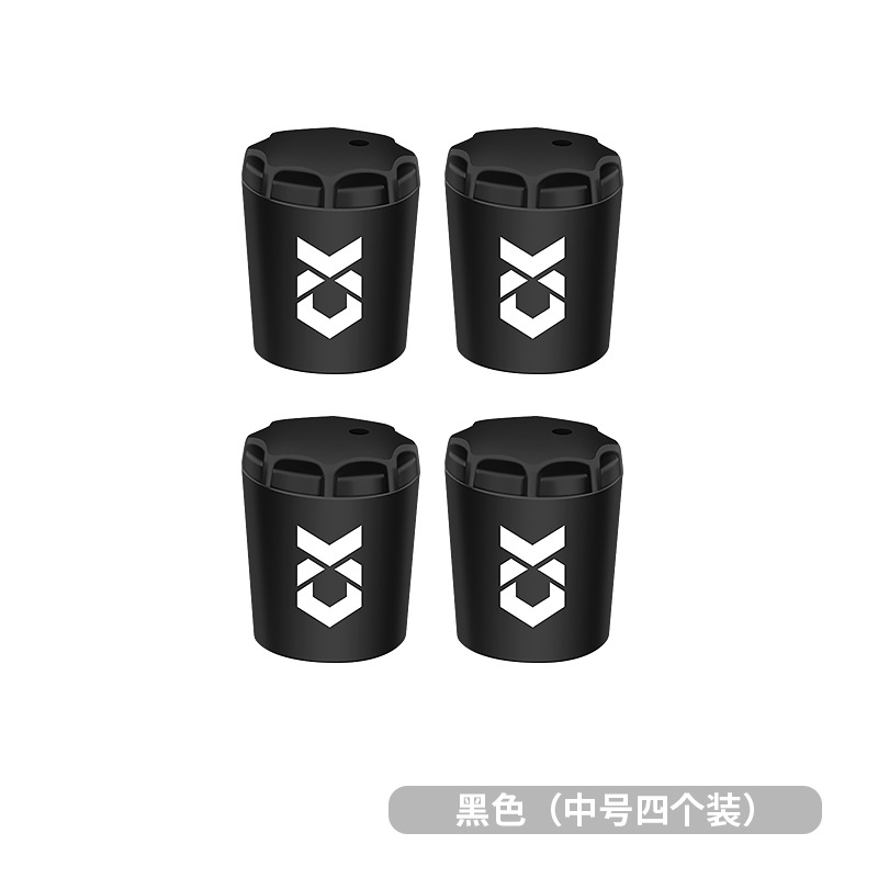 Qianrui nueva caña de Luya, cubierta protectora de silicona de bloqueo trasero, cubierta de bloqueo trasero, caña de pescar antideslizante, accesorios de pesca de bloqueo trasero