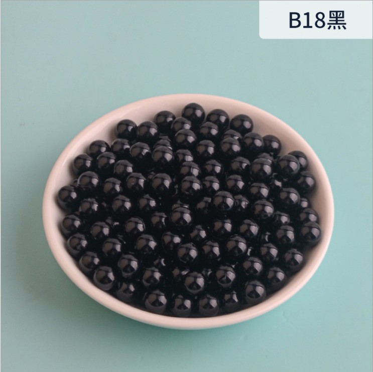 Solid non-porous black