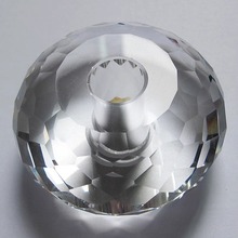 透明水晶灯饰球玻璃球舞台酒店楼梯大门装饰三角刻面球白水晶