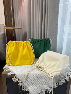 Bag Inner Bag Cosmetics Bag Drawstring Flap Pocket Pants Canvas Cosmetic Bag Cosmetic Bag Large Capacity Dustproof Cosmetics Bag Pure Color