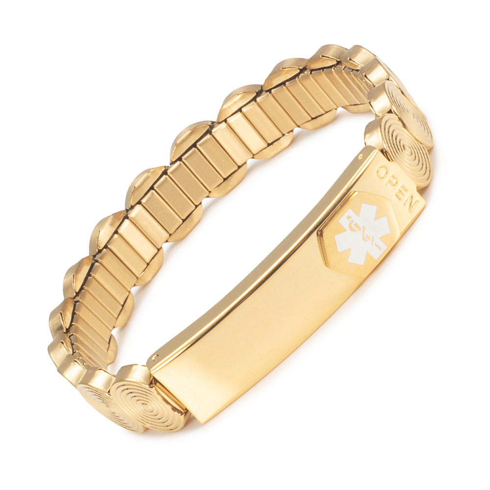 Fashionable sophisticated geometric women's bracelet stainless steel
