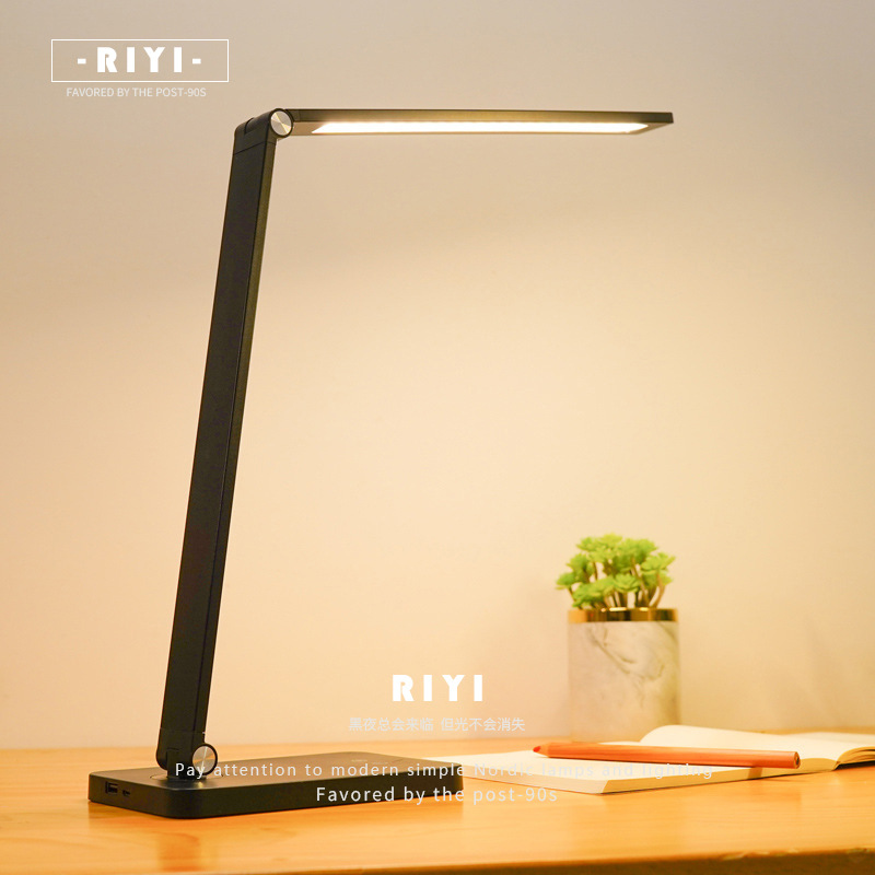 Desk Lamp,Eye Protection Desk,Dedicated For Study,Simple Wireless Charging,Plug-in Dual-use,LEDBedroom Bedside,Student Writing