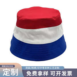 跨境双面可戴韩版休闲棉质渔夫帽舒适易搭春游遮阳帽可刺绣印LOGO
