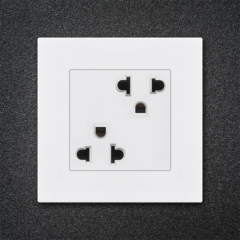 American standard American socket, type 86, Taiwan, Japan, Thai style 16A triple 6-hole USB interface, American standard power socket