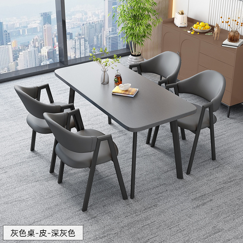 北欧の長方のテーブルは簡単で、業務的に接客します。