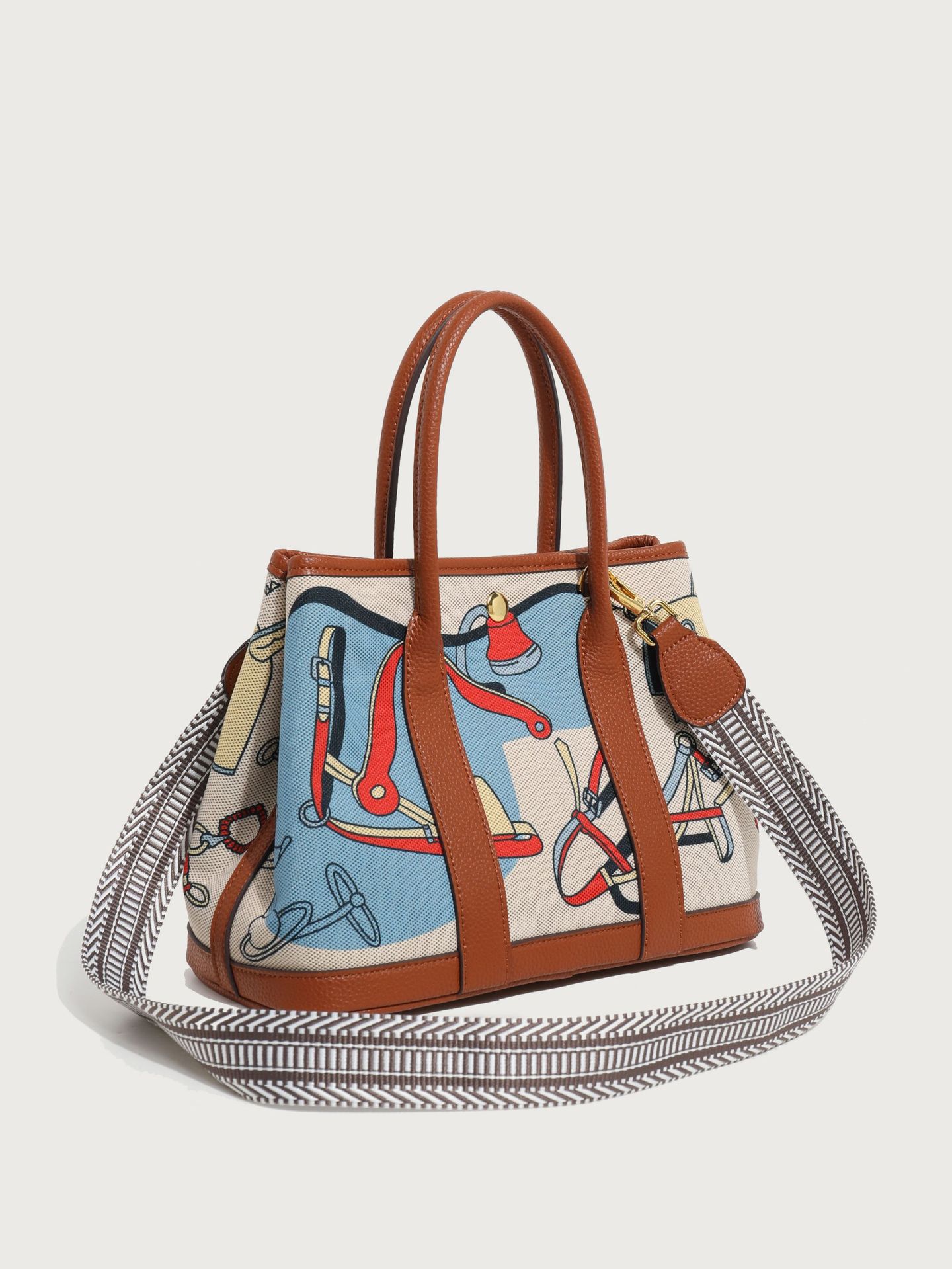 新款帆布包包花园包欧美经典彩绘托特女包涂鸦大容量时尚手提女包