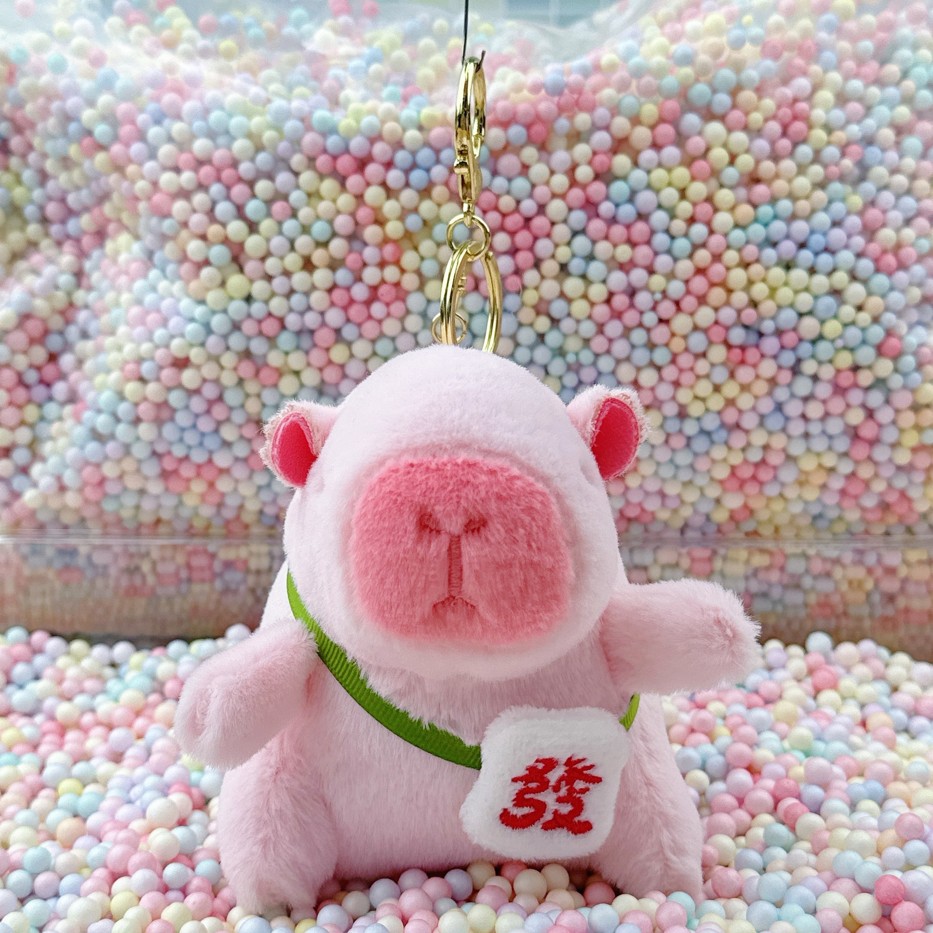 핑크 레드 포춘 카피발라 + 골드 버클