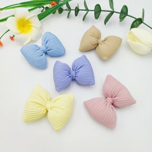 DIY New Candy Color Pleated Bow Accessories Bag Mobile Phone Case Accessories Headdress Doll Matching Decorative Accessories