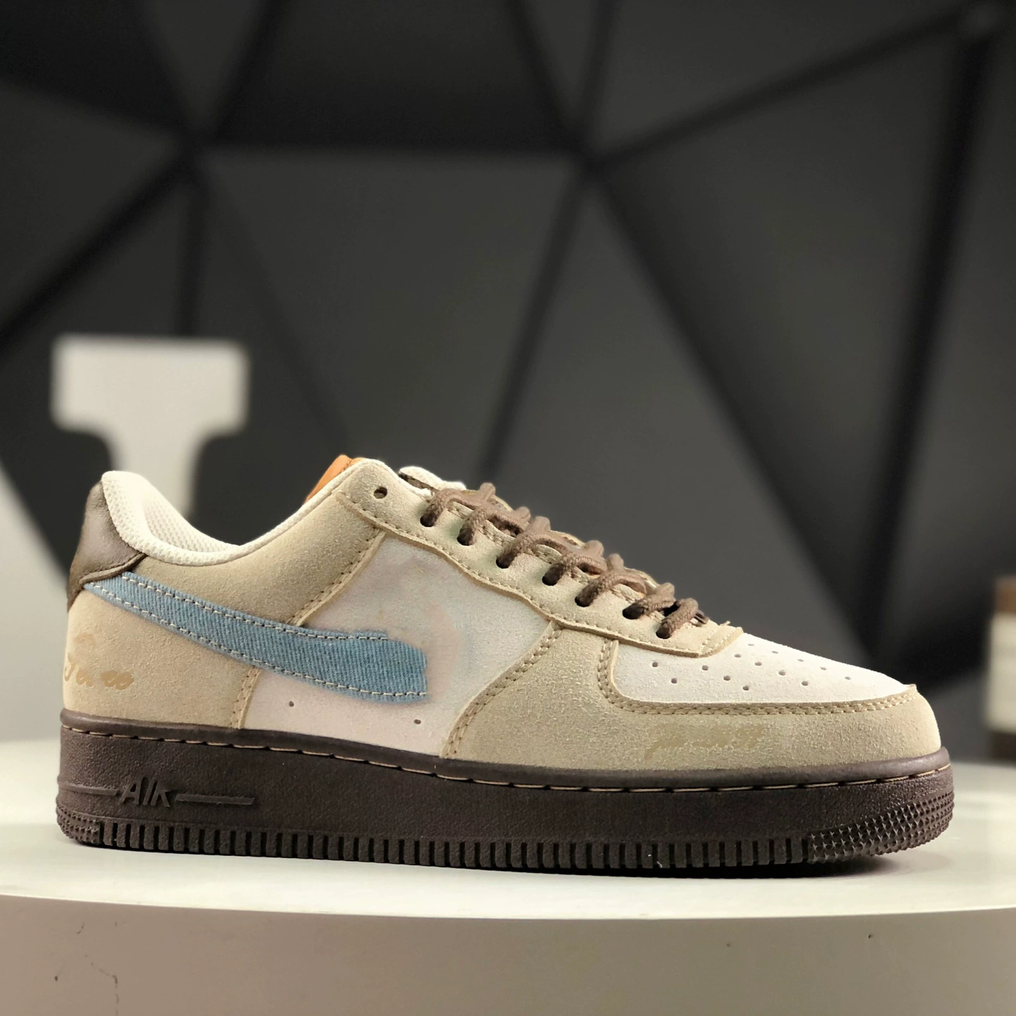 Nike Air Force 1, кроссовки на платформе, высокая универсальная скейтбордная обувь для отдыха, обувь