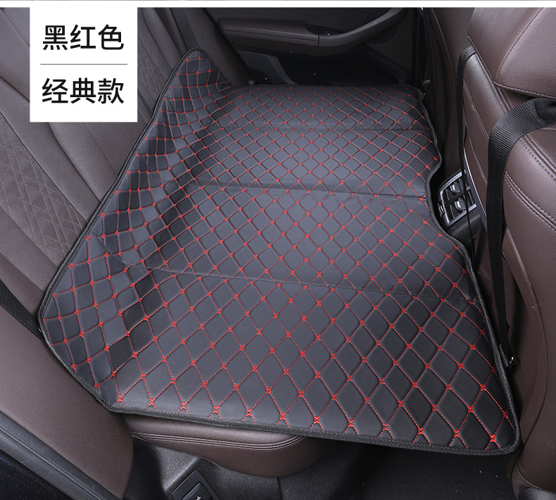 Car Backseat Hanging Folding Sleeping Pad, Rear Seat Sleeping Gadget, Car Bed, Non-Inflatable Folding Mattress for Car Use
