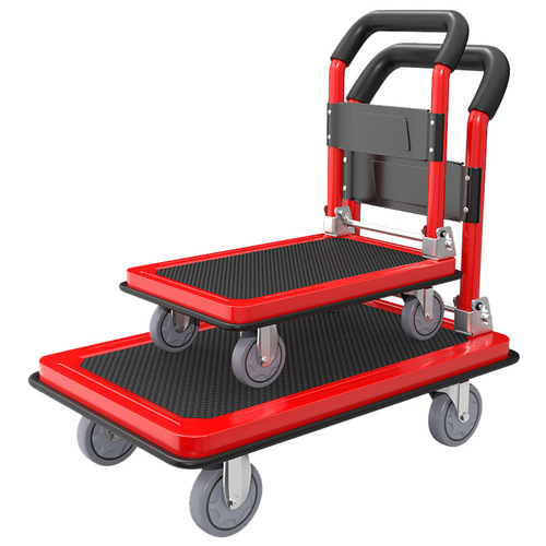 Flatbed Hand Truck, Luggage Cart, Silent Household Folding Portable Hand-Pushed Cart, Manufacturer