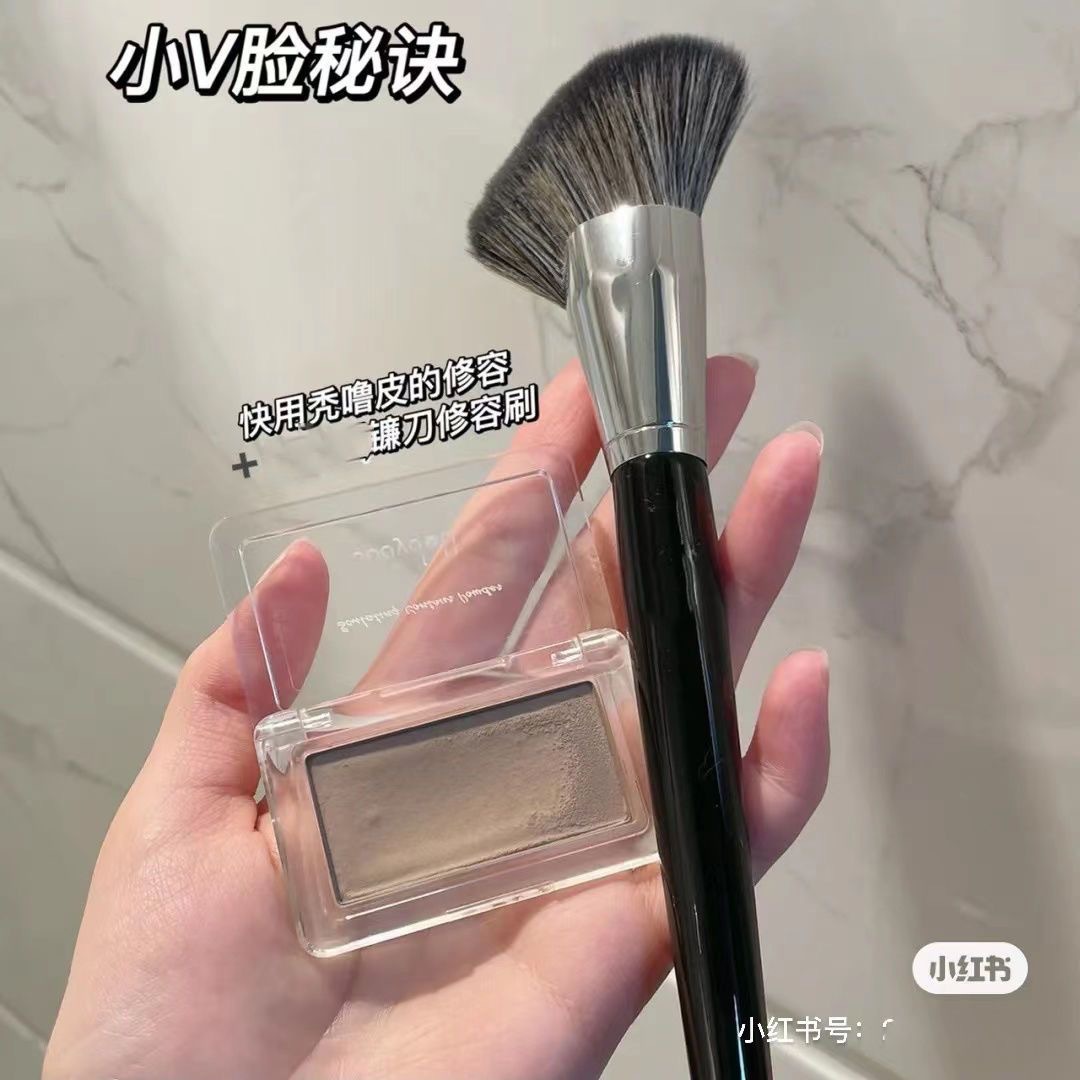 鐮刀修容刷側臉陰影刷臉部輪廓化妝刷散粉刷斜角刷修容專用 2
