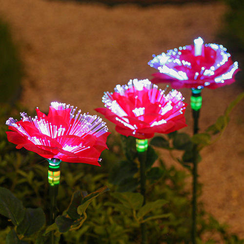 Solar outdoor light rose lamp villa courtyard garden balcony decoration lawn lamp landscape night light