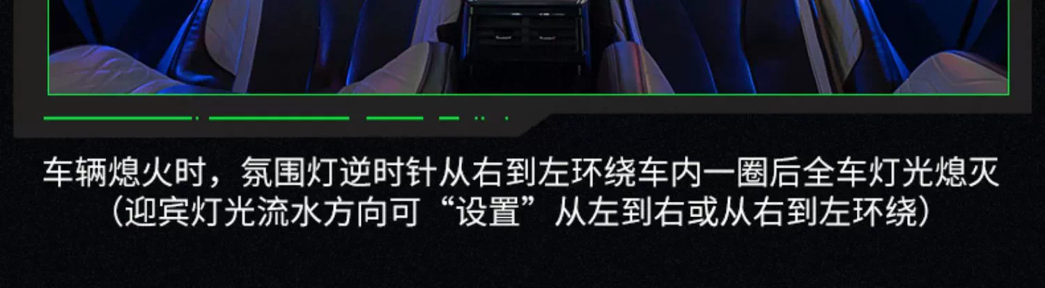 Geely ambient lighting: Xingrui, Xingyue L, Emgrand, Binyue, Boyue L, Binyue COOL, Borui, Haoyue L, Jiaji, ICON