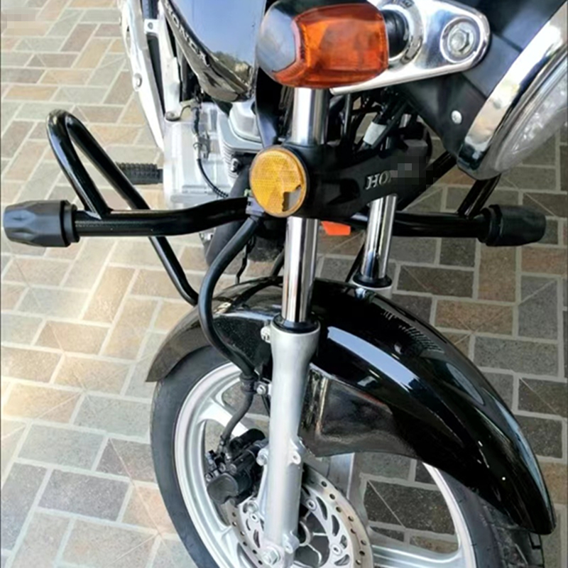 Motorcycle bumper front bumper 125.150 modified surround thickened anti-drop universal competitive anti-drop bumper