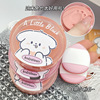 Kobeleen cute cat paw printed blush paste, low saturation, gentle white, soft and sweet sweet girl naturally send small puff puff