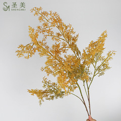 擬似装飾緑植置物家庭造景新中国式生け花枝植毛霧鼠尾草シーン配置