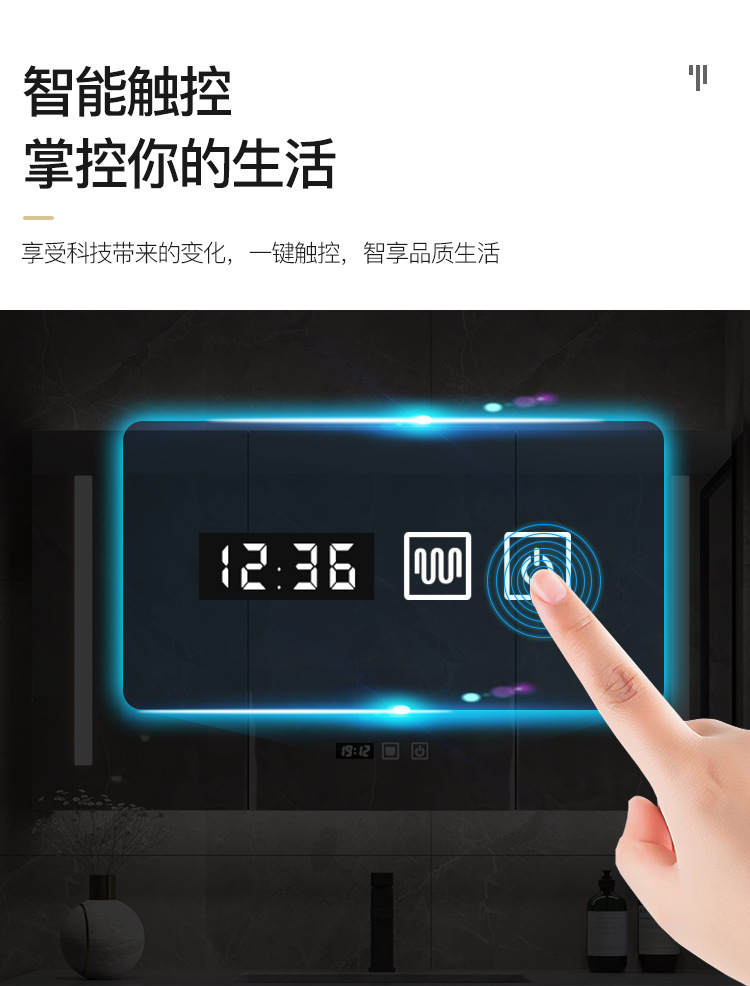 Luz de lujo placa Rock gabinete de baño combinación lavabo mesa de lavado inteligente espejo gabinete lavabo de baño lavabo gabinete