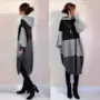 撞色新款春季连帽卫衣