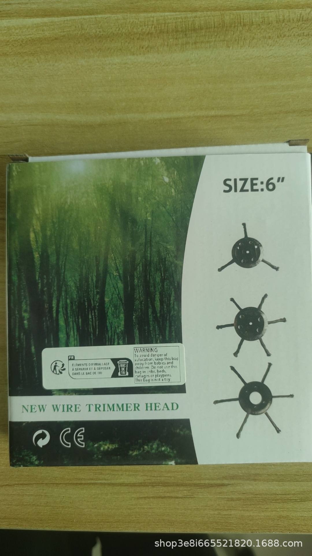 Lawn mower steel wire weeding blade 6inch grass cutting head weeding disc garden accessory blade