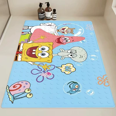 Avtomobil döşəmə paspasları — Mat for Children, Anti-Fall - spongebob-squarepants-photo-no-52-3665cm-official-authentic-product