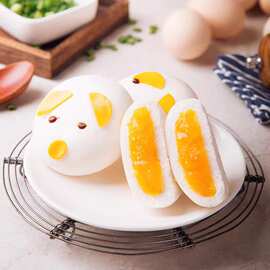 定制贴牌代工商用批发酒楼儿童卡通造型包子冷冻速食早餐半成品