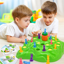 兔子陷阱智力玩具越野赛桌面儿童益智亲子互动游戏棋礼品趣味